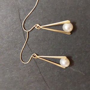 Genuine Pearl Earrings